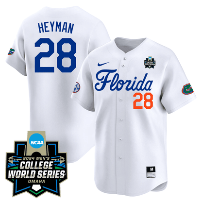 Florida Gators 23/24 Jersey - 2024 College World Series Patch