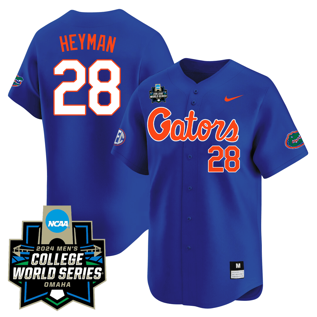 Florida Gators 23/24 Jersey - 2024 College World Series Patch