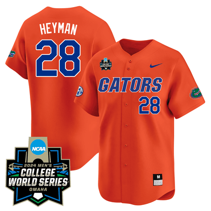 Florida Gators 23/24 Jersey - 2024 College World Series Patch