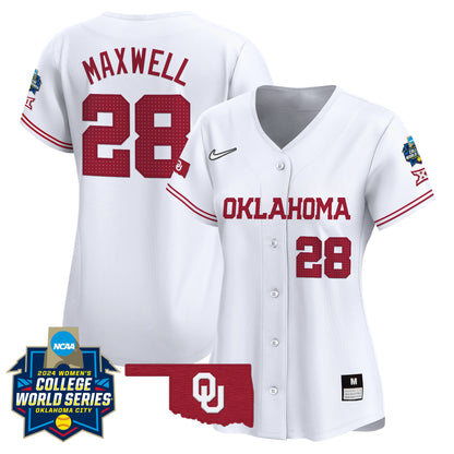 Women's size - Oklahoma Sooners Women's College World Series Champions Vapor Premier Limited Jersey - All Stitched