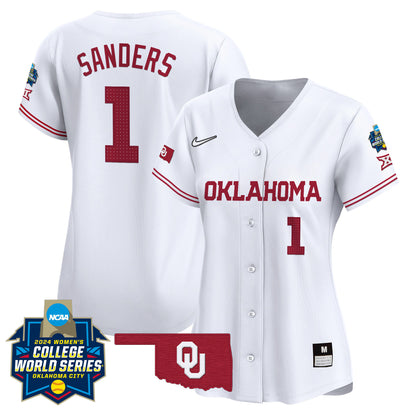 Women's size - Oklahoma Sooners Women's College World Series Champions Vapor Premier Limited Jersey - All Stitched