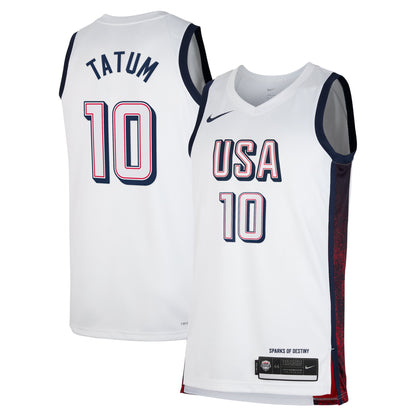 USA Basketball National Team 2024 White Jersey