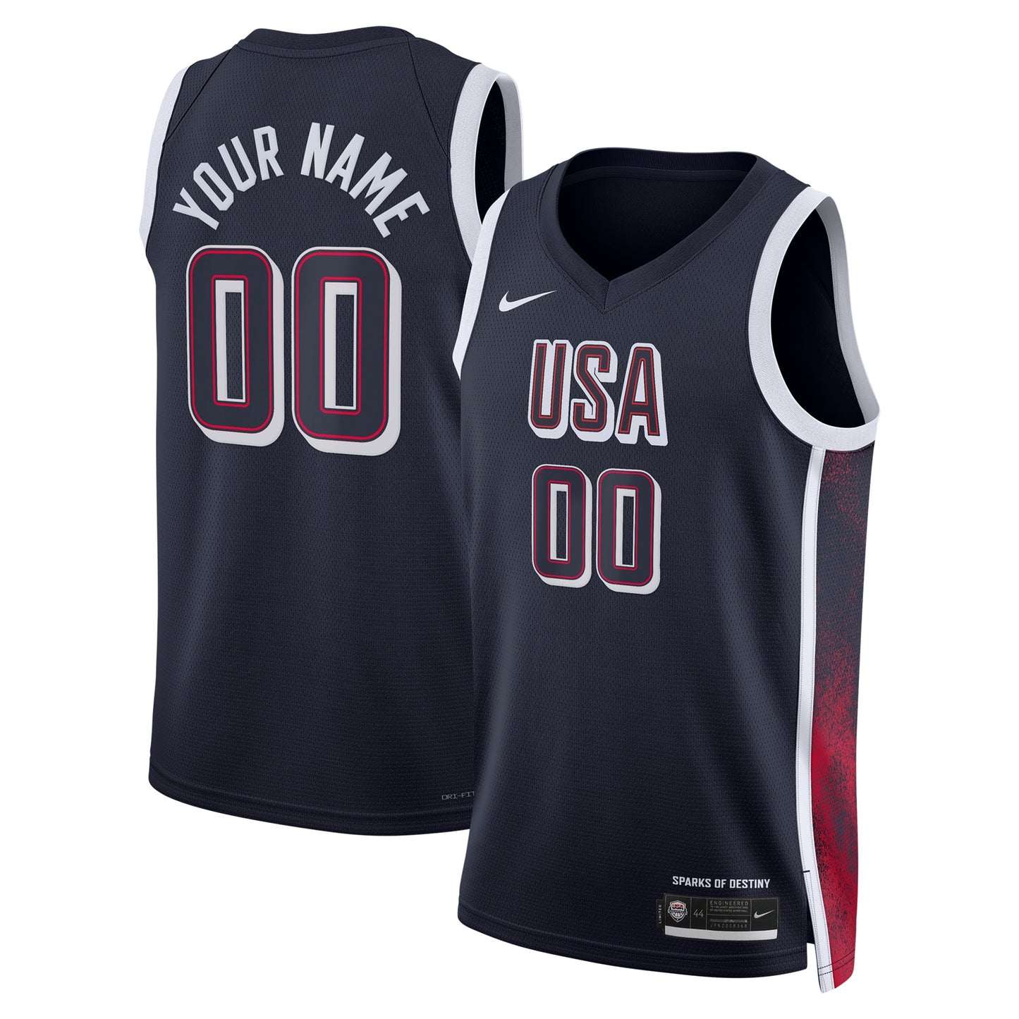 USA Basketball National Team 2024 Custom Jersey