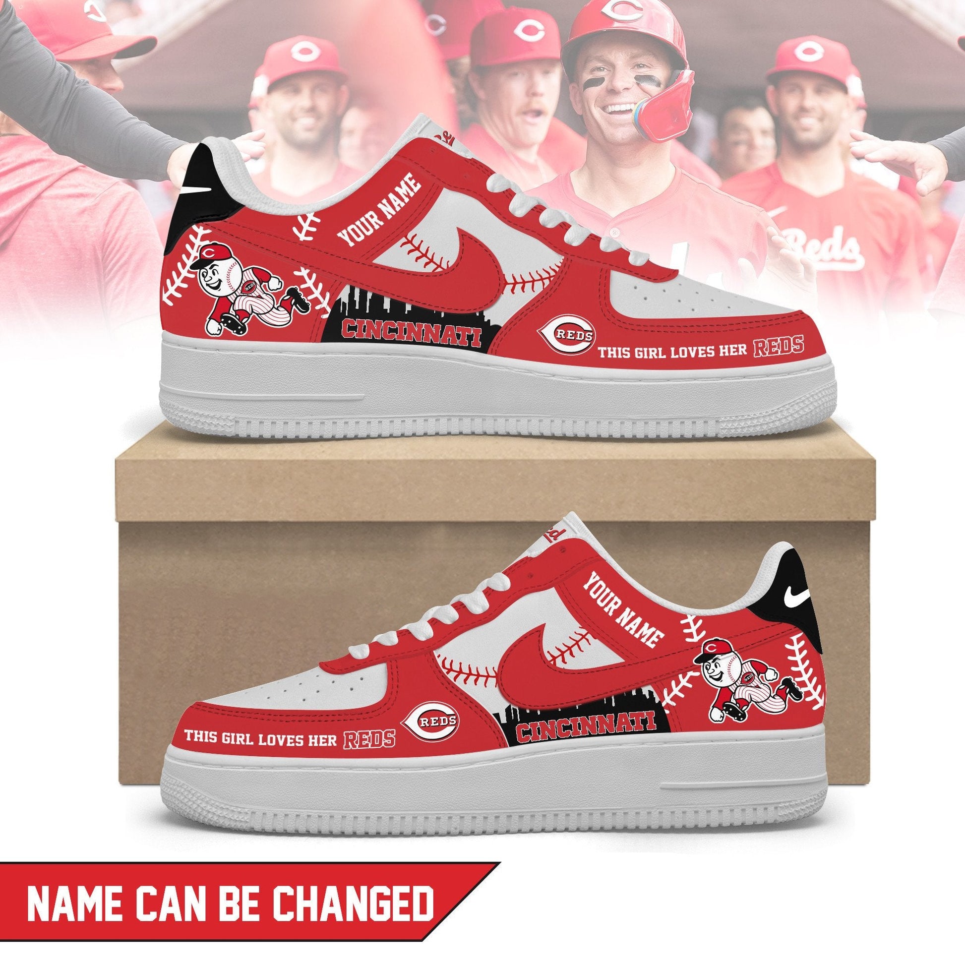 Cincinnati Reds | Personalized AF1 Limited Edition