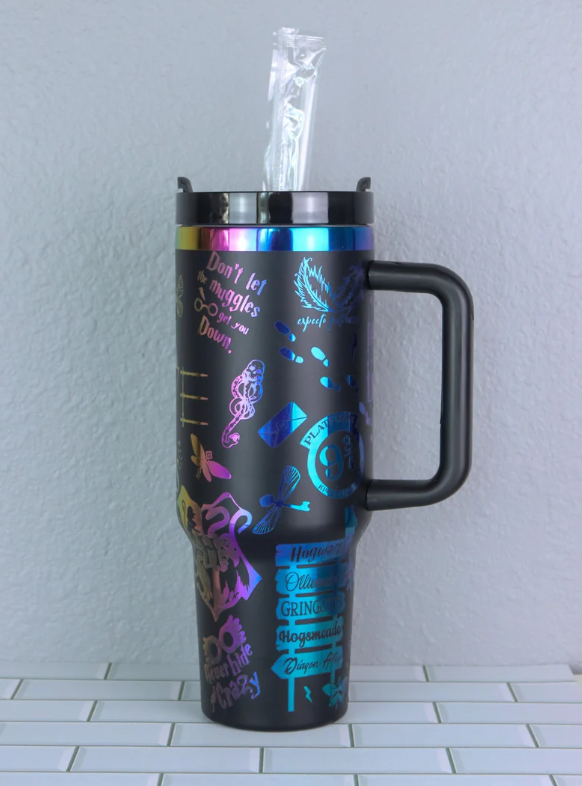 Wizards and Wands Rainbow Tumbler- 406TTTB138