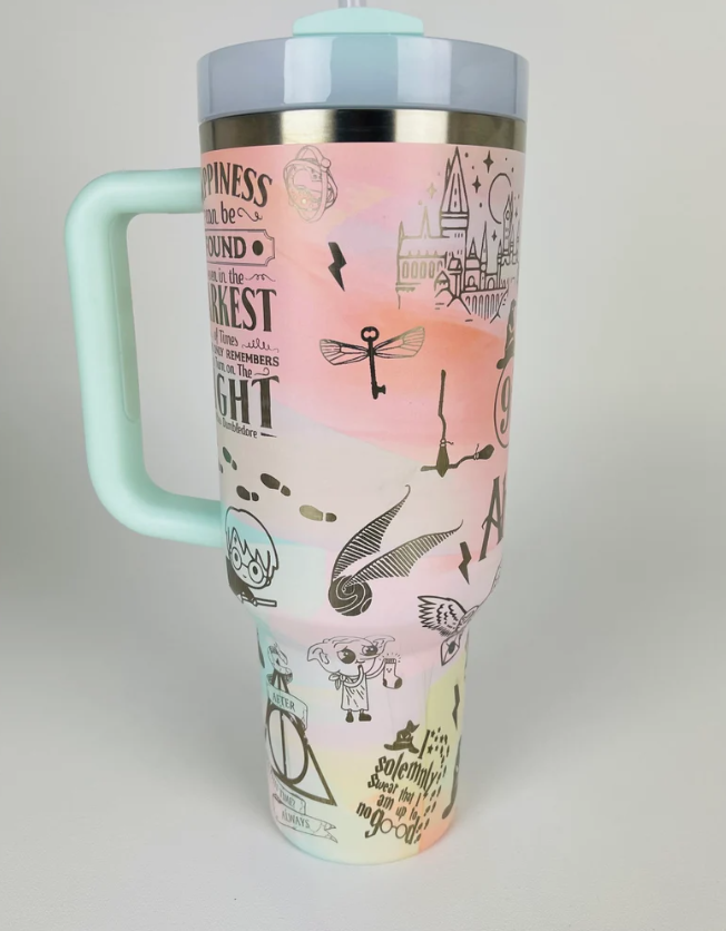 Wizards and Wands Rainbow Tumbler- 406TTTB138