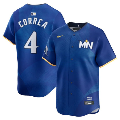 Twins Royal 2024 City Connect Limited Jersey - All Stitched