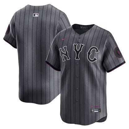 Mets Francisco Graphite 2024 City Connect Limited Player Jersey TLA - All Stitched