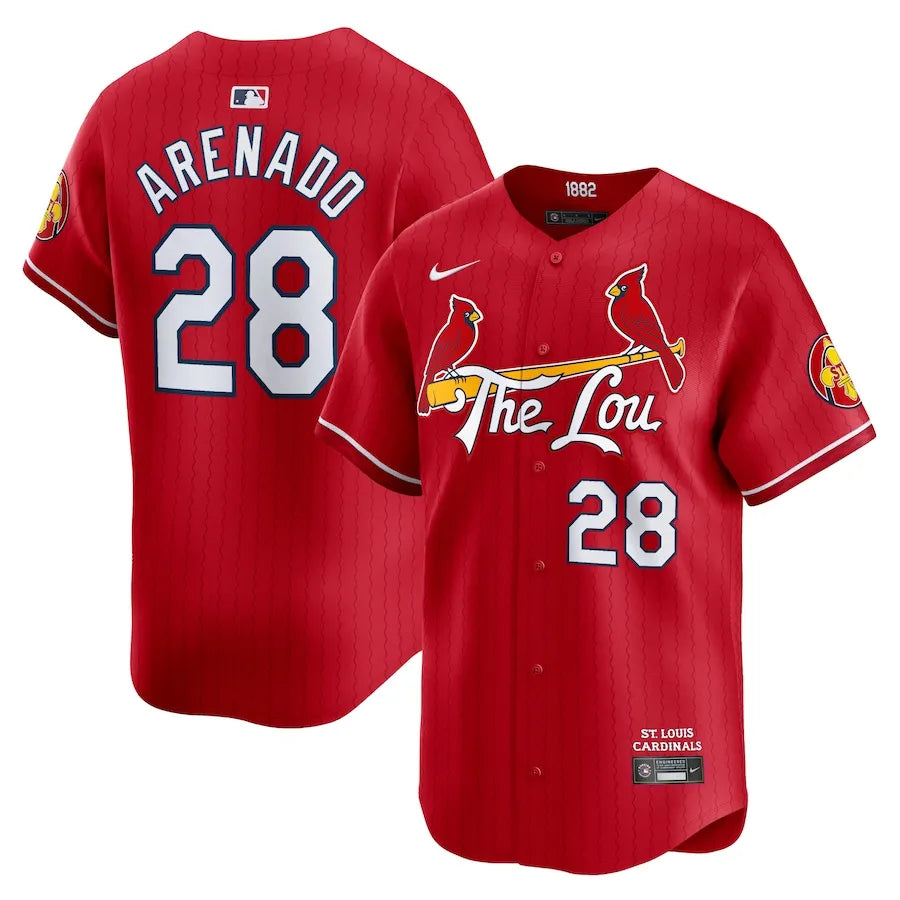 Cardinals Red 2024 City Connect Limited Jersey TLA - All Stitched