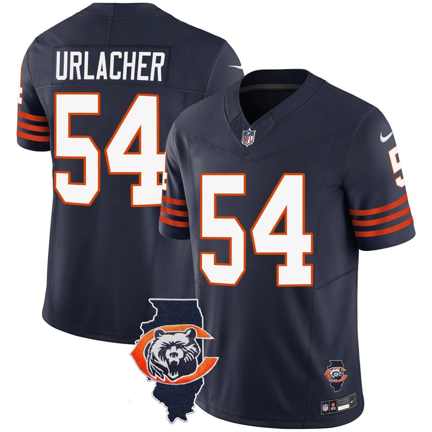 Bears Vapor Limited Player 2024 Jersey TLA - All Stitched