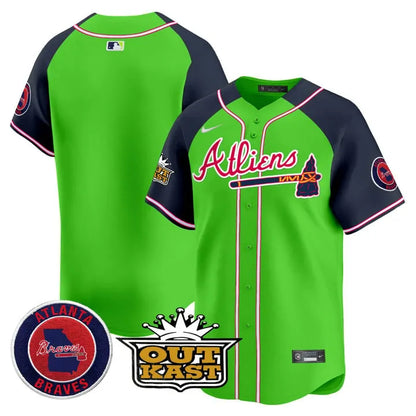 Braves Atliens Vapor Limited Player Jersey - All Stitched