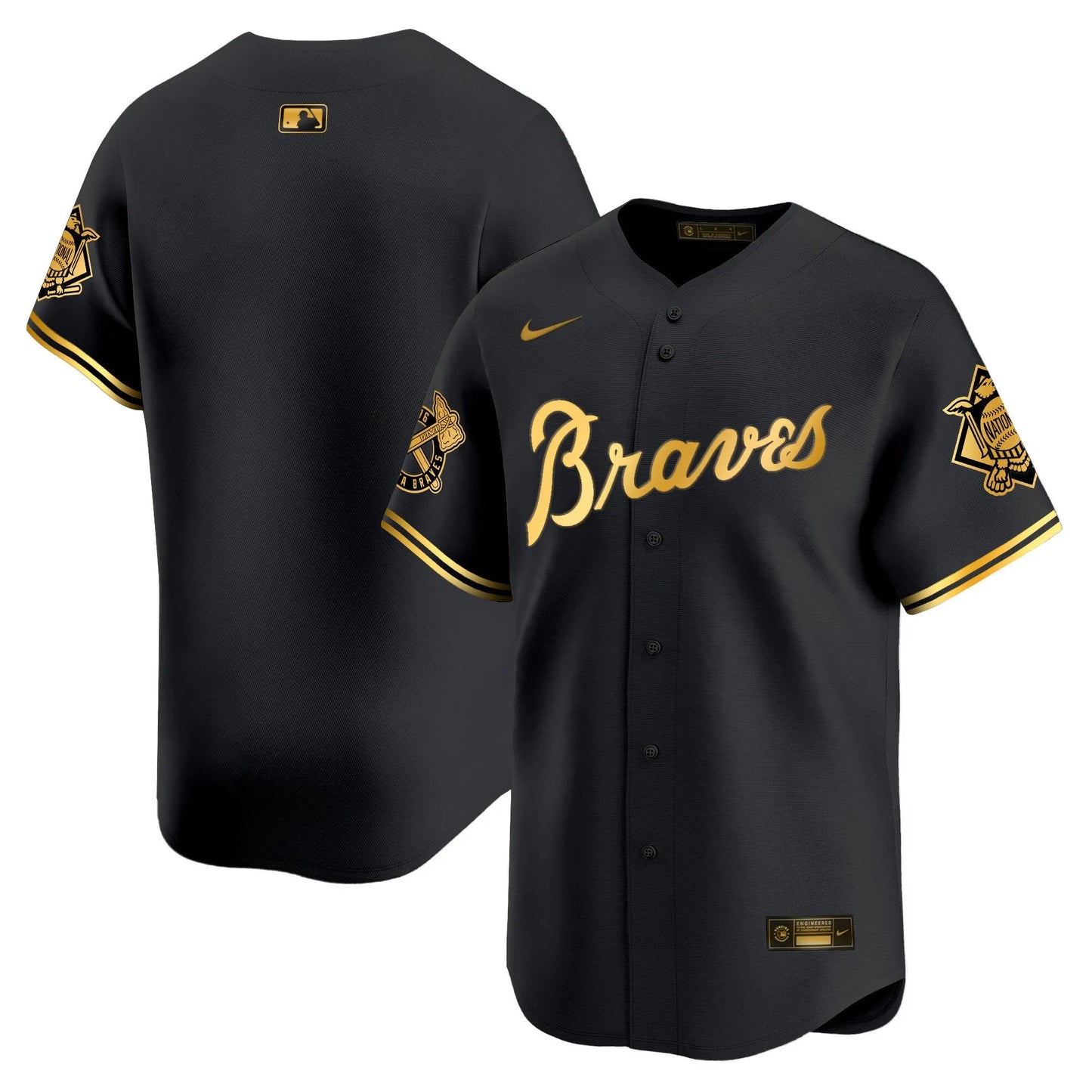 Braves Peaches Cream Vapor Limited Jersey - All Stitched