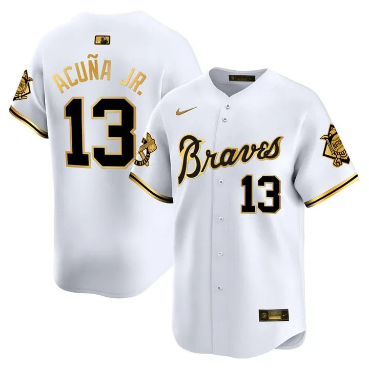 Braves Peaches Cream Vapor Limited Jersey - All Stitched