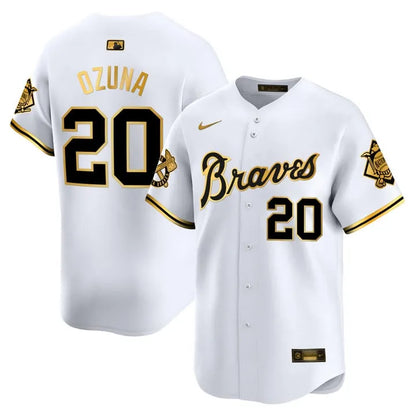 Braves Peaches Cream Vapor Limited Jersey - All Stitched