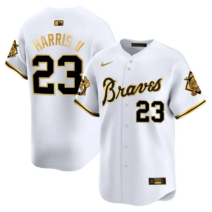 Braves Peaches Cream Vapor Limited Jersey - All Stitched