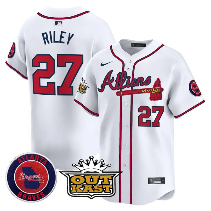 Braves Atliens Vapor Limited Player Jersey - All Stitched