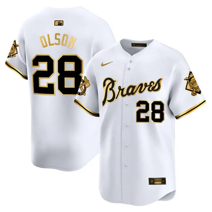 Braves Peaches Cream Vapor Limited Jersey - All Stitched