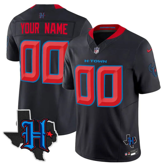 Texans 2024 Vapor Limited Custom Jersey TLA - All Stitched