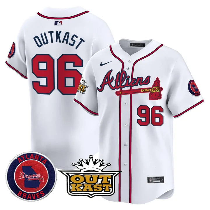 Braves Atliens Vapor Limited Player Jersey - All Stitched