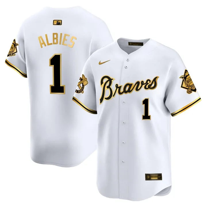 Braves Peaches Cream Vapor Limited Jersey - All Stitched