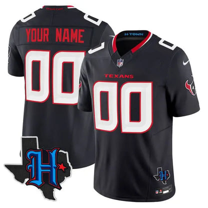 Texans 2024 Vapor Limited Custom Jersey TLA - All Stitched