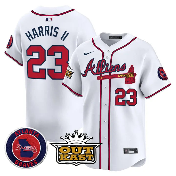 Braves Atliens Vapor Limited Player Jersey - All Stitched