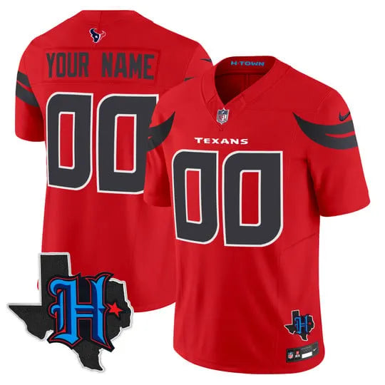 Texans 2024 Vapor Limited Custom Jersey TLA - All Stitched