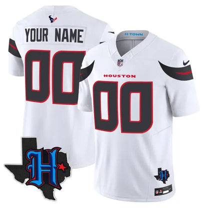 Texans 2024 Vapor Limited Custom Jersey TLA - All Stitched