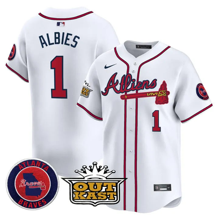 Braves Atliens Vapor Limited Player Jersey - All Stitched