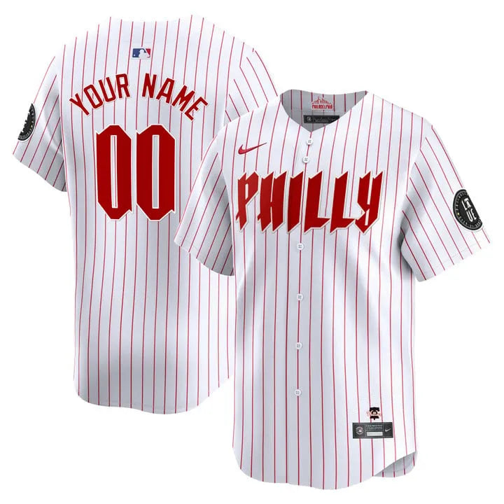 Phillies 2024 City Connect Vapor Premier Limited Custom Jersey TLA - All Stitched