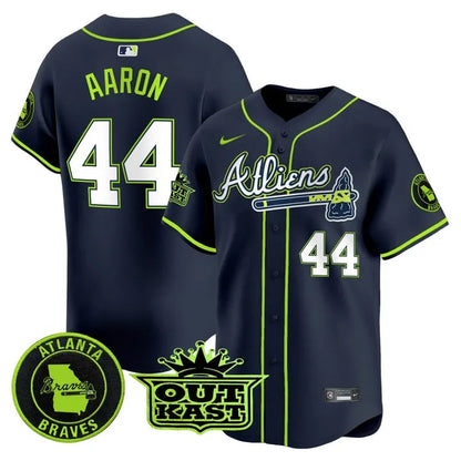 Braves Atliens Vapor Limited Player Jersey - All Stitched