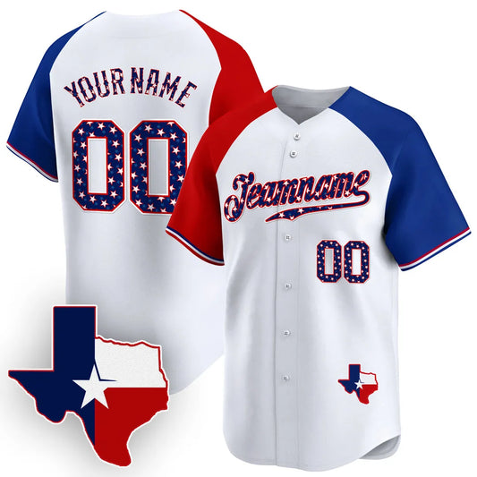 CUSTOM TEXAS STYLE BASEBALL JERSEY V2 - EMBROIDERED